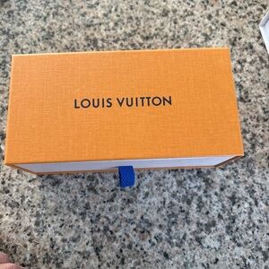 Louis Vuitton Orange Box with Blue Tab sunglasses case